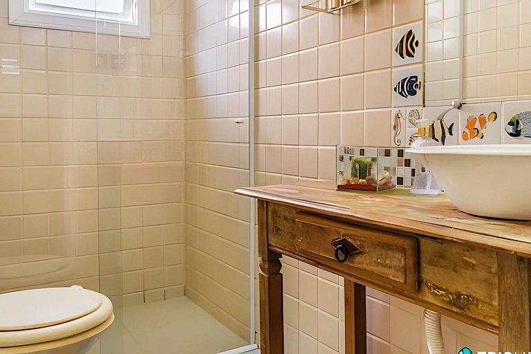 Casa Ribeirão – 4 quartos e piscina a poucos passos da praia
