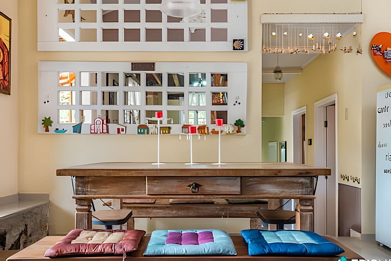 Casa Ribeirão – 4 quartos e piscina a poucos passos da praia