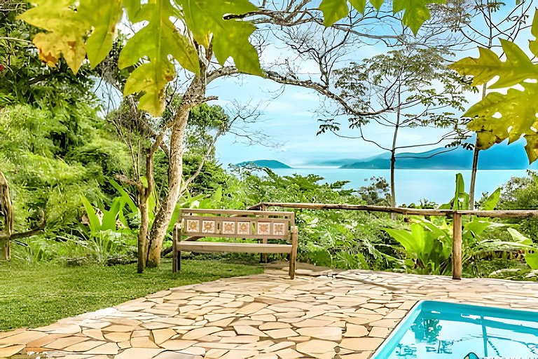 Casa com vista para o mar no Veloso – Ilhabela