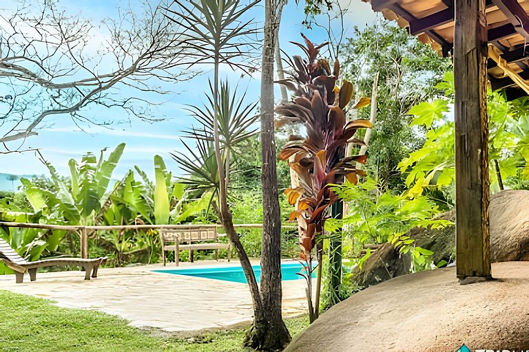 Casa com vista para o mar no Veloso – Ilhabela