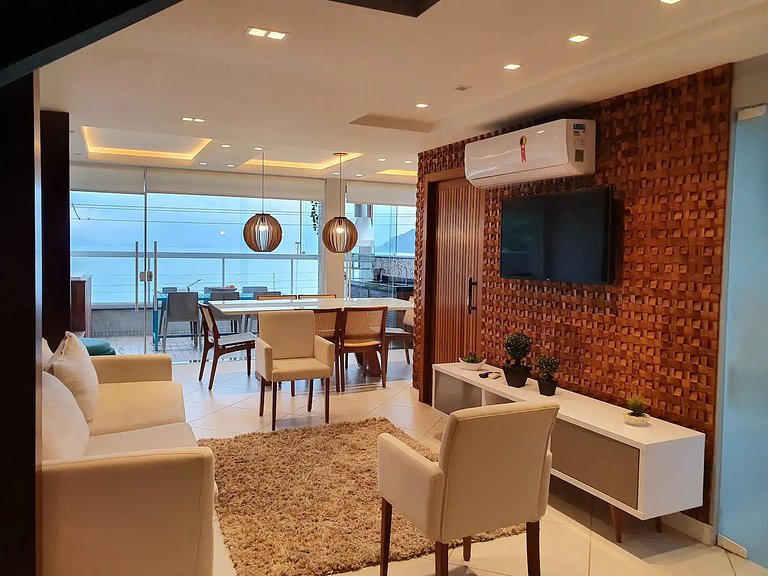 Apartamento Ubatuba – Frente ao mar com Jacuzzi