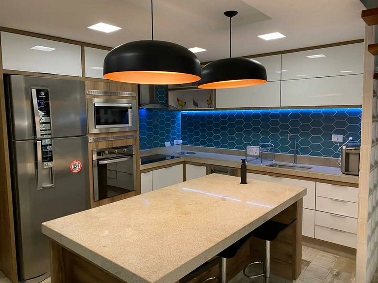 Apartamento Ubatuba – Frente ao mar com Jacuzzi