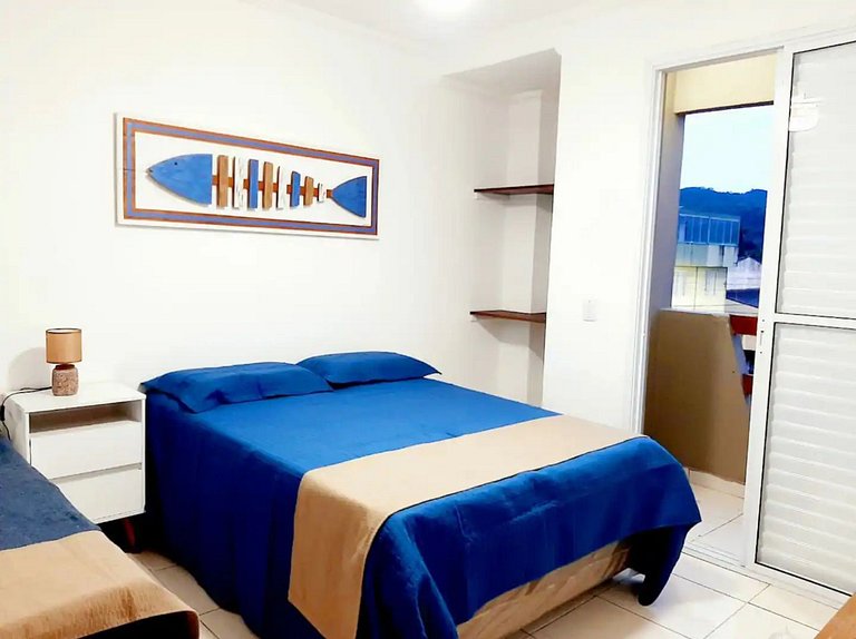 Flat 1 – Apto moderno com varanda gourmet
