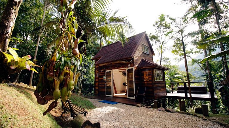 Tiny House | Uma jacuzzi em meio à Mata Atlântica