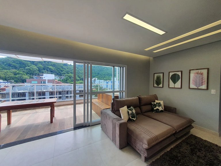 Cobertura 2 – Vista mar, jacuzzi e churrasqueira