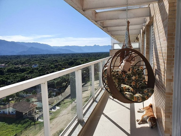 Cobertura D | Apê com piscina privativa e vista da serra