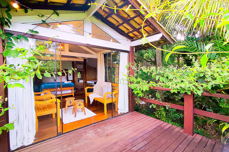 Duplex Airazul Ilhabela – Vista, varanda & 400m da praia