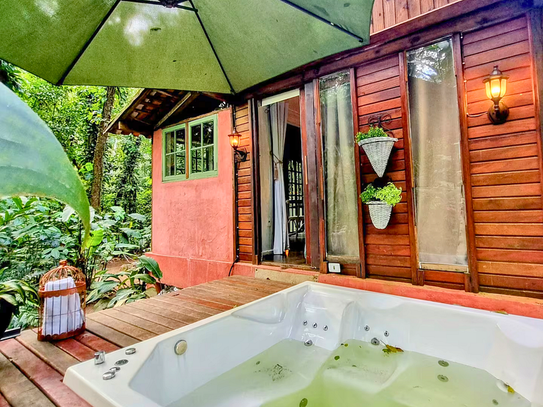 Chalé Fluvial 1 – Jacuzzi & natureza em Boiçucanga