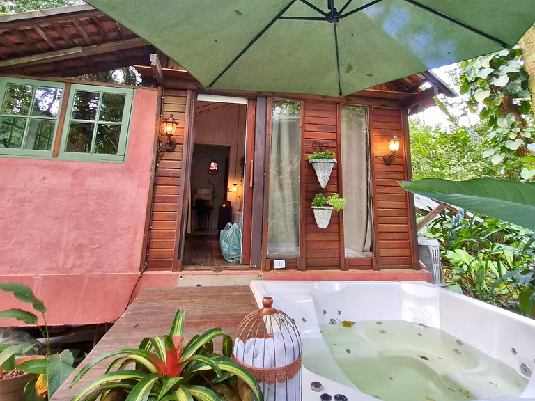 Chalé Fluvial 1 – Jacuzzi & natureza em Boiçucanga