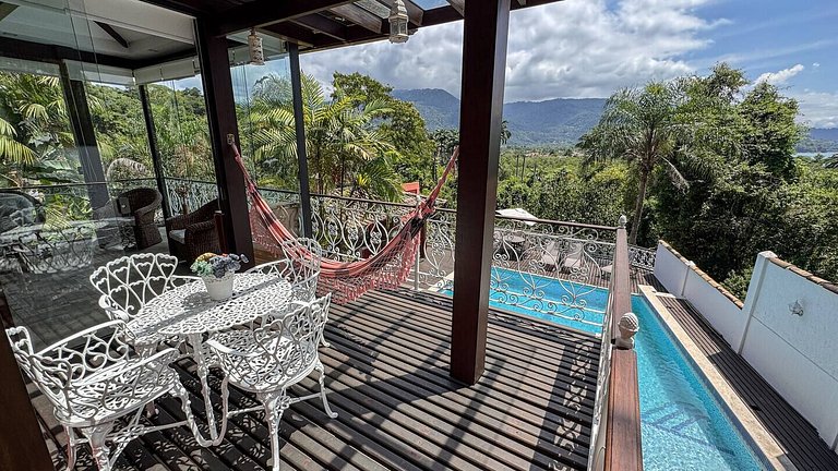 Quinta Della Rosa | Piscina e vista para o mar do lado do ce