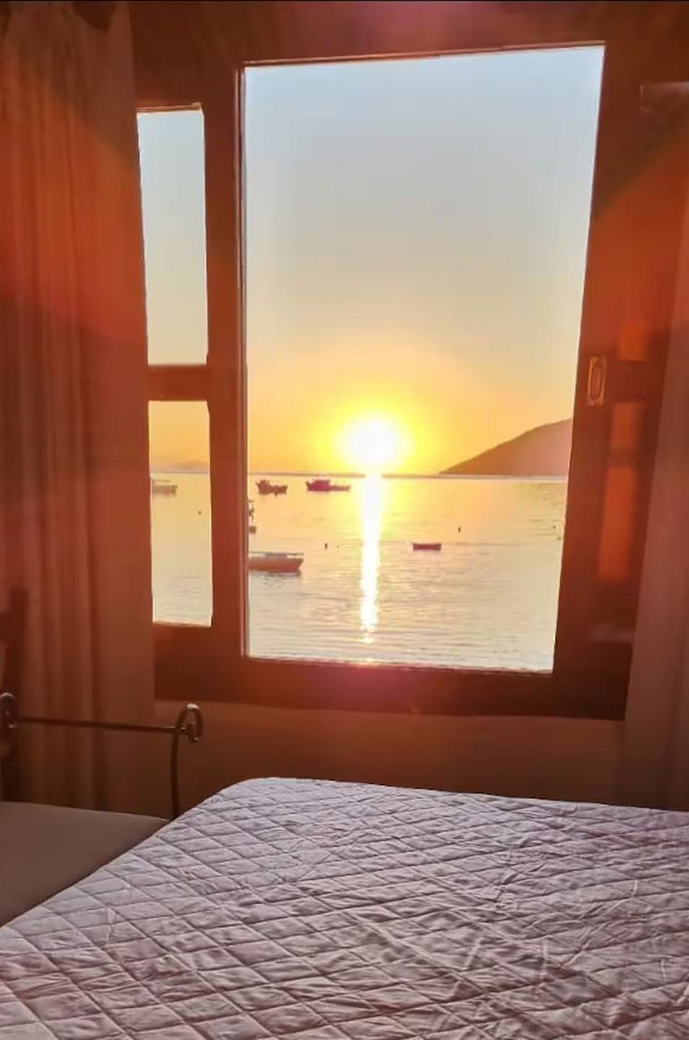 Casa Por-do-sol | Piscina, vista e pé na areia