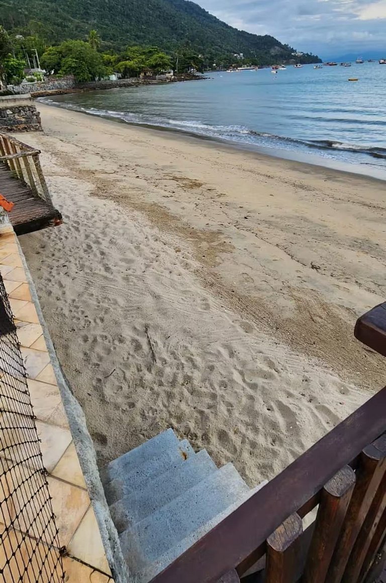 Casa Por-do-sol | Piscina, vista e pé na areia
