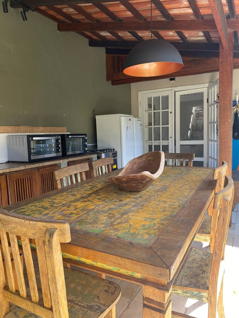 Casa Capitanias | Lazer completo a 50m da praia!