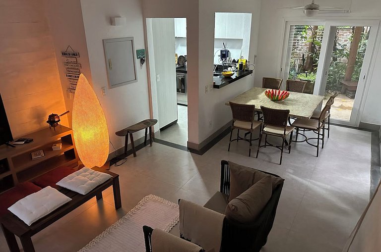 Casa Natura | 4 suítes pé na areia em Juquehy