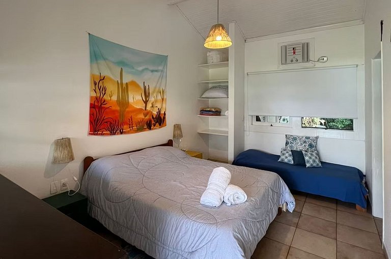 Rancho Pé na Areia: Casa com Jacuzzi e Vista para o Mar