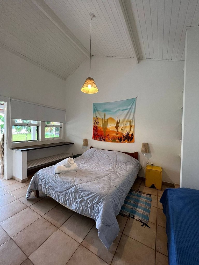 Rancho Pé na Areia: Casa com Jacuzzi e Vista para o Mar