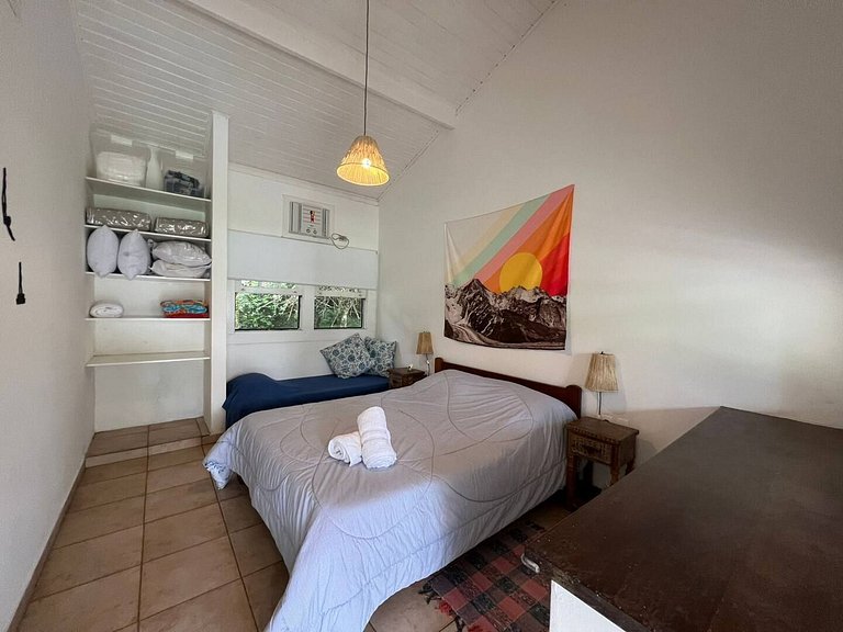 Rancho Pé na Areia: Casa com Jacuzzi e Vista para o Mar