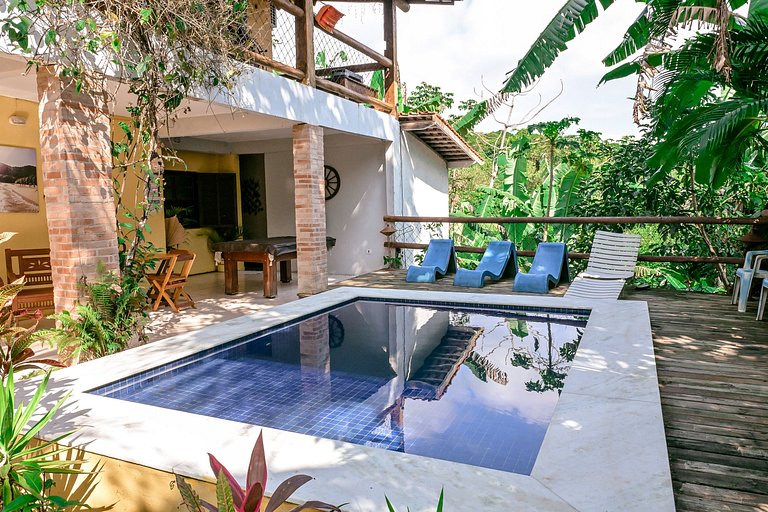 Casa do Veloso – 3 suítes, piscina e cachoeira