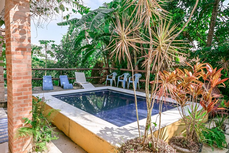 Casa do Veloso – 3 suítes, piscina e cachoeira