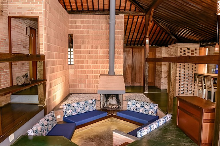 Casa Designer | Casa em condomínio pé na areia na Feiticeira