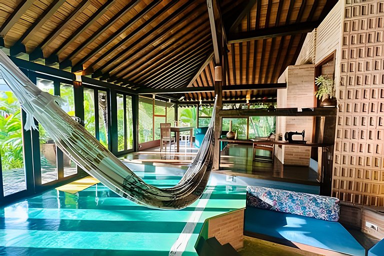 Casa Designer | Casa em condomínio pé na areia na Feiticeira