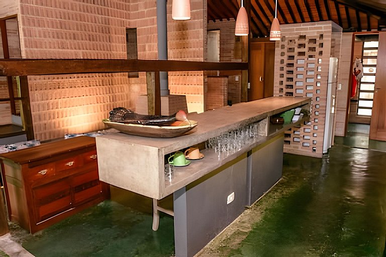Casa Designer | Casa em condomínio pé na areia na Feiticeira