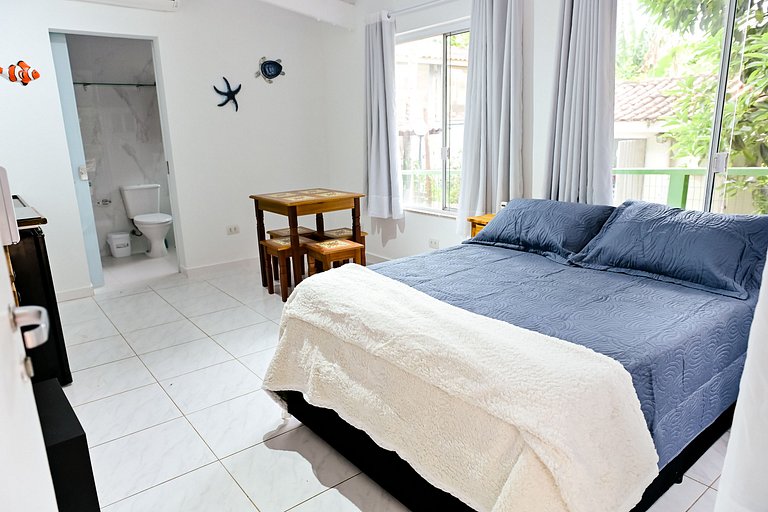 Jubarte Chalés - suíte com cachoeira