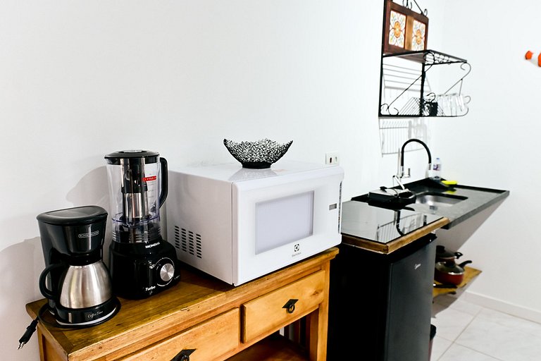 Ateliê & Suítes Feiticeira - suíte com cachoeira