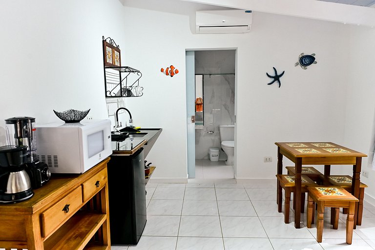 Jubarte Chalés - suíte com cachoeira