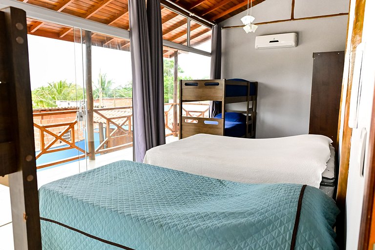 Casa Feiticeira – Piscina & conforto a 750m da praia