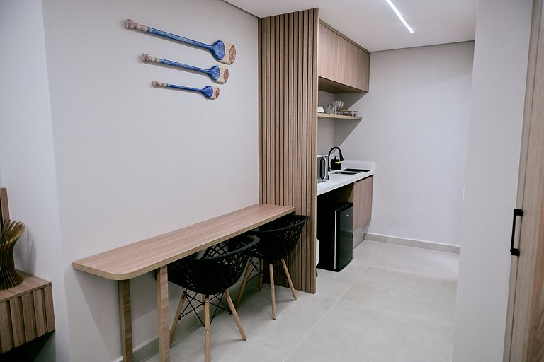 Studio Pacuíba | Banheira, piscina e café da manhã