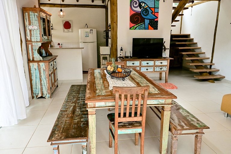 Casa do Bexiga – Conforto a 5 min da Praia do Curral