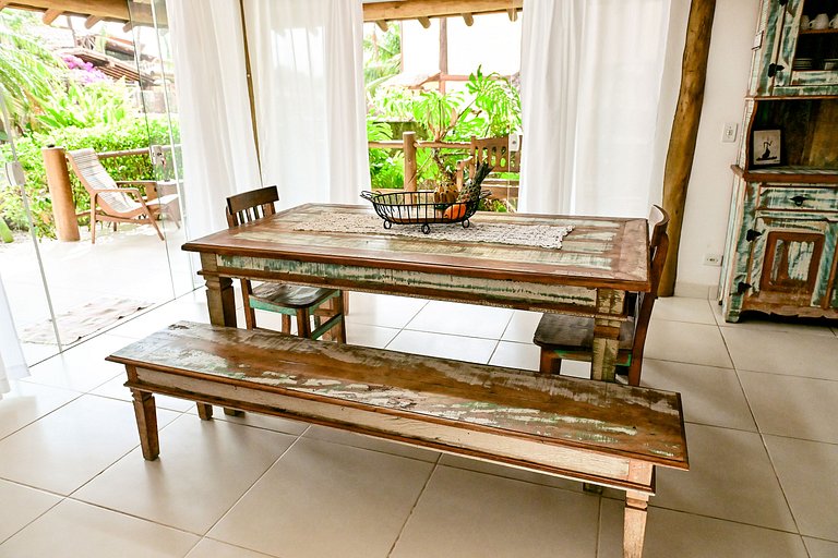 Casa do Bexiga – Conforto a 5 min da Praia do Curral