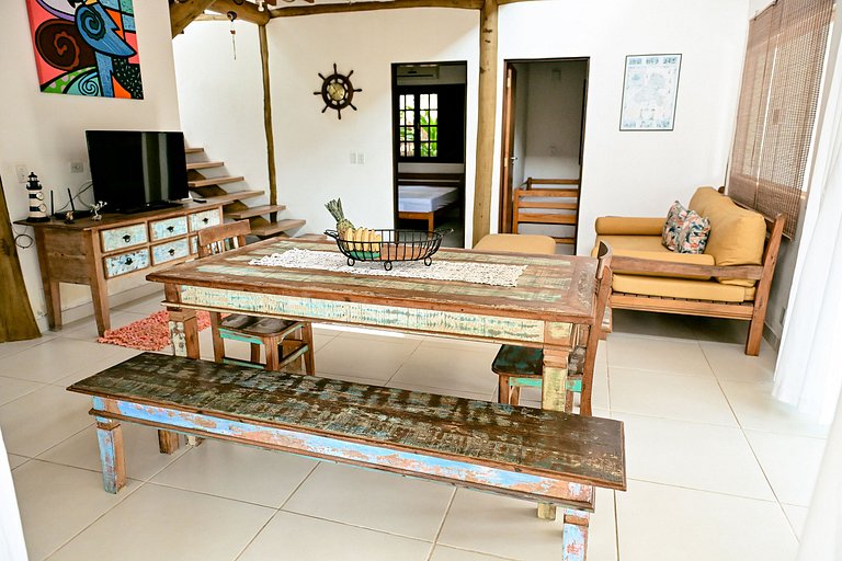 Casa do Bexiga – Conforto a 5 min da Praia do Curral