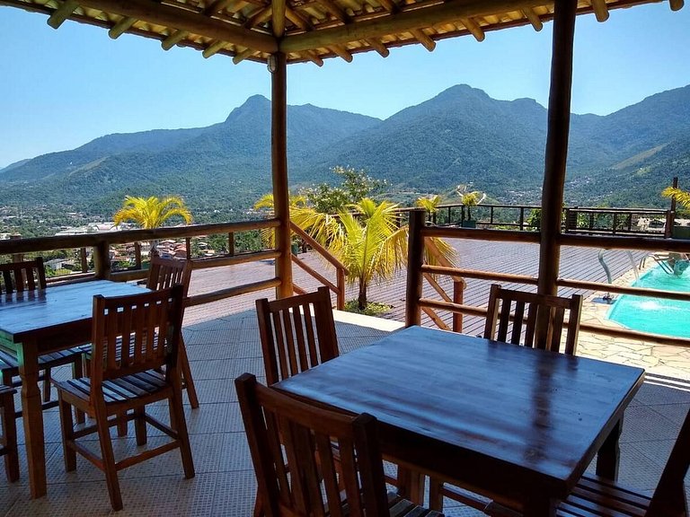 Studio Castelhanos | Banheira, piscina e vista